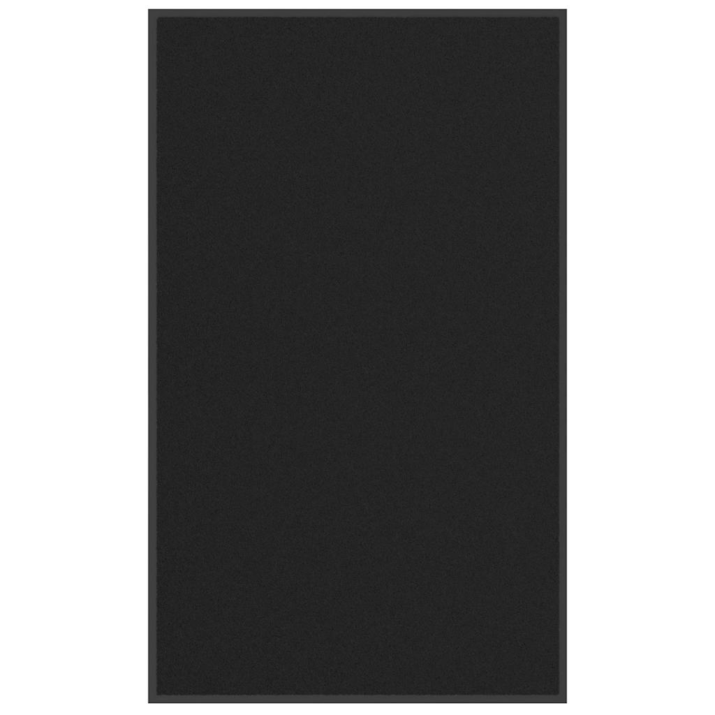 vidaXL Doormat Black 90x150 cm