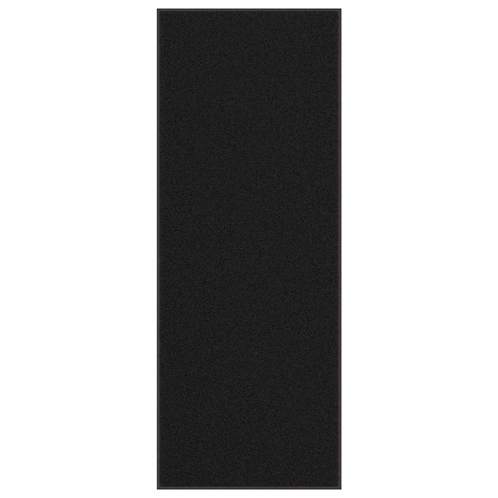 vidaXL Doormat Black 115x300 cm