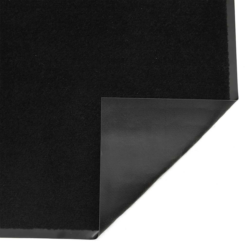 vidaXL Doormat Black 115x400 cm