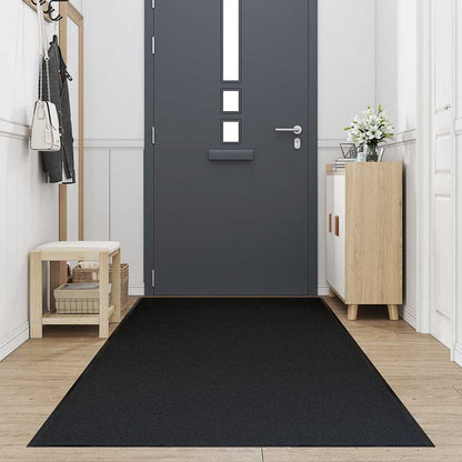 vidaXL Doormat Black 115x500 cm