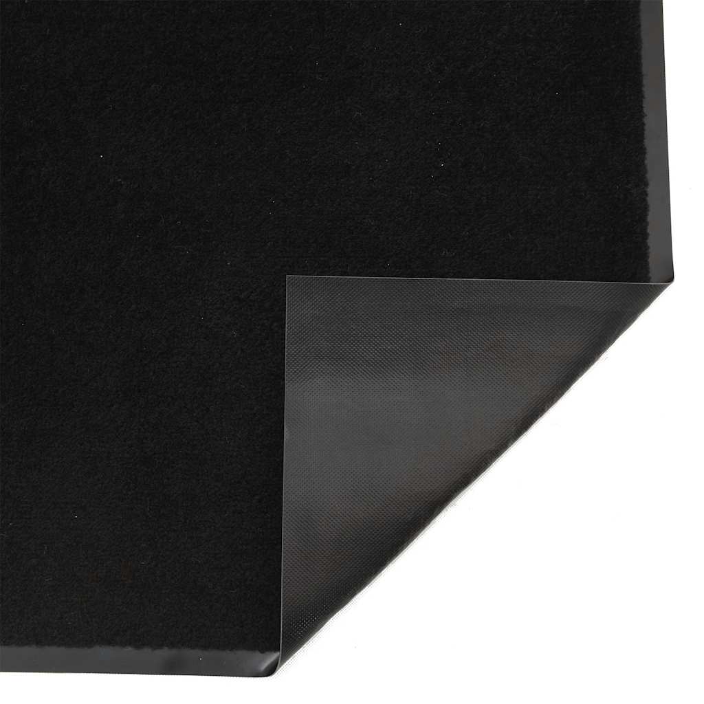 vidaXL Doormat Black 115x500 cm