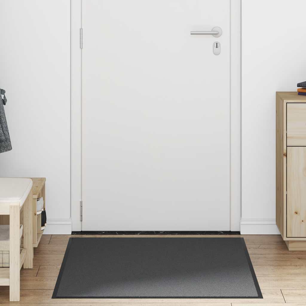 vidaXL Doormat Anthracite 90x120 cm