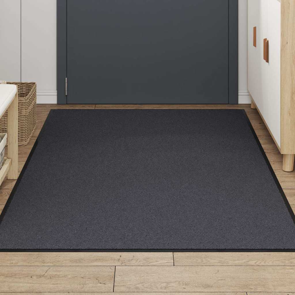 vidaXL Doormat Anthracite 115x200 cm