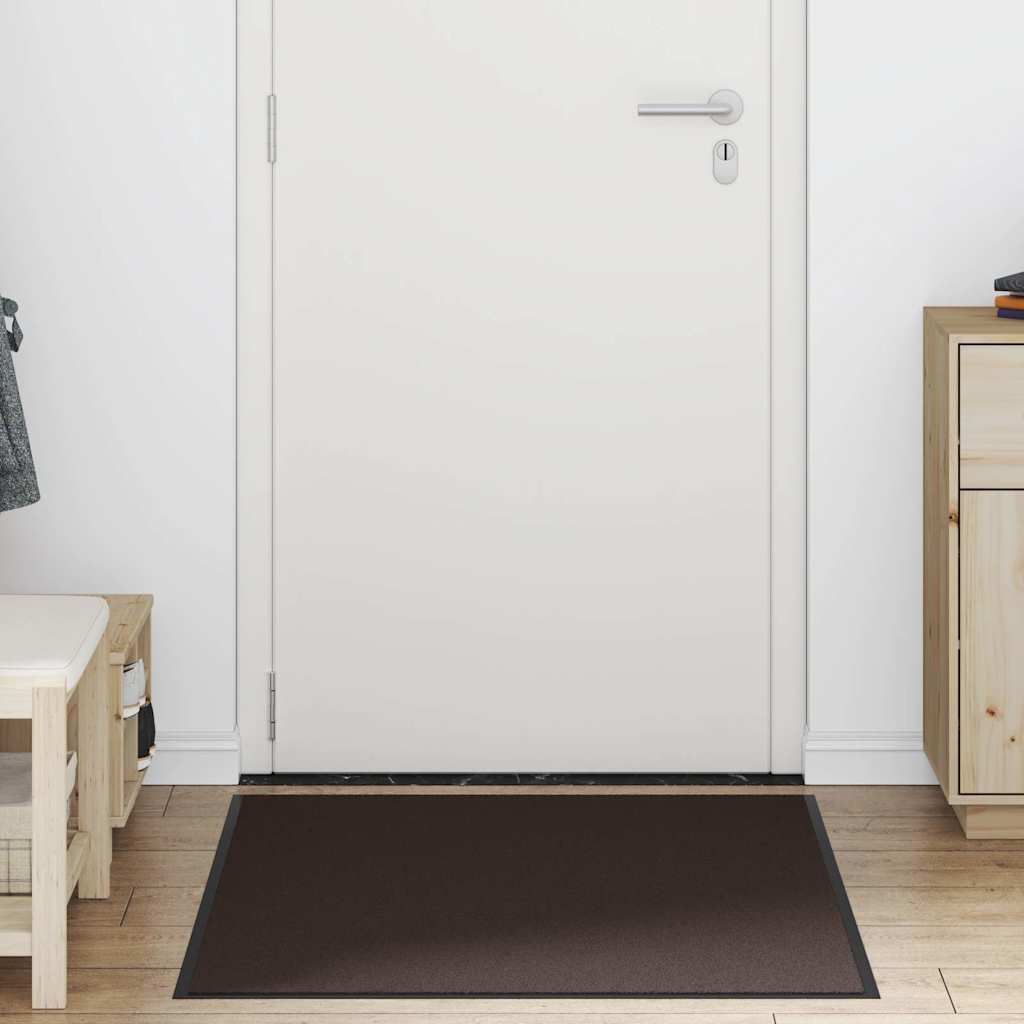 vidaXL Doormat Brown 90x120 cm