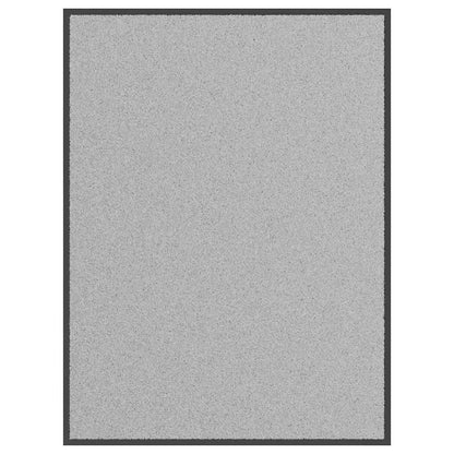 vidaXL Doormat Grey 90x120 cm