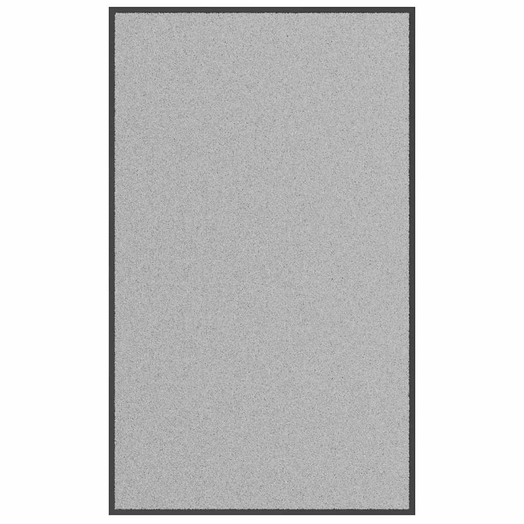 vidaXL Doormat Grey 90x150 cm