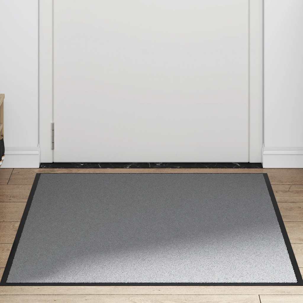 vidaXL Doormat Grey 90x150 cm