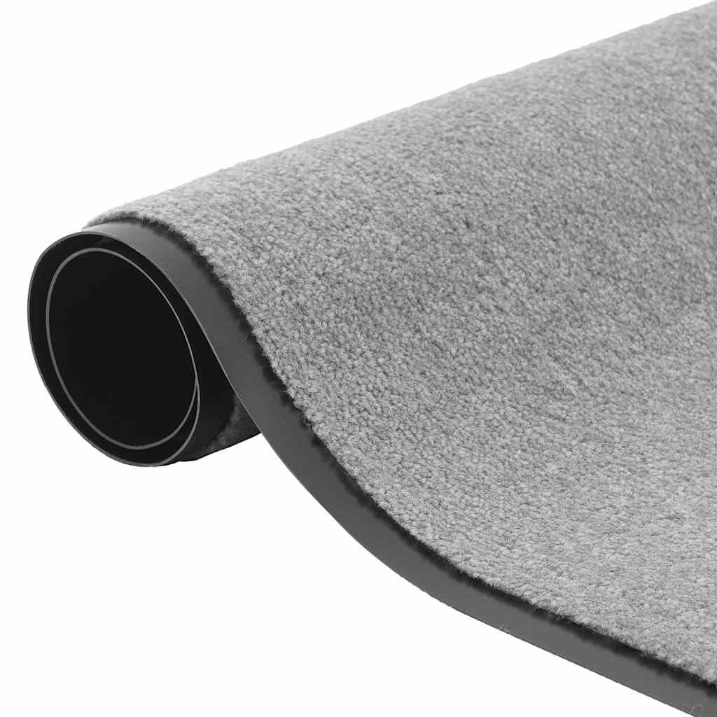vidaXL Doormat Grey 90x150 cm