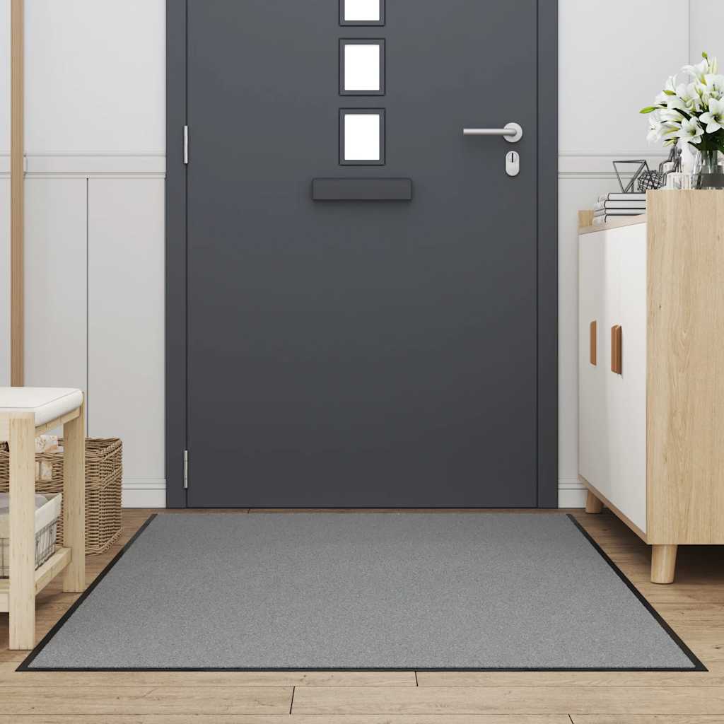 vidaXL Doormat Grey 115x200 cm
