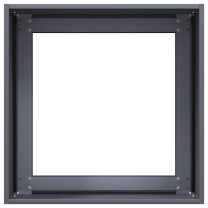 vidaXL Planter Anthracite 40x40x40 cm Cold-rolled Steel