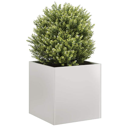 vidaXL Planter 40x40x40 cm Stainless Steel