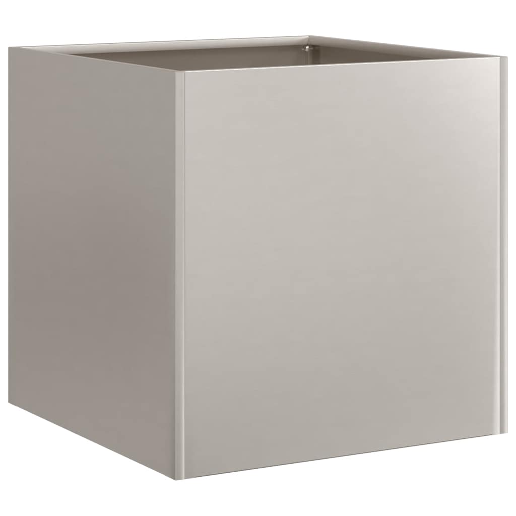vidaXL Planter Rusty 40x40x40 cm Weathering Steel