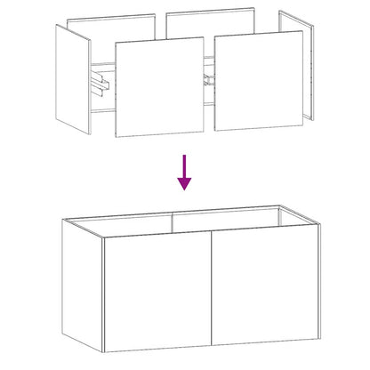 vidaXL Planter Anthracite 80x40x40 cm Cold-rolled Steel