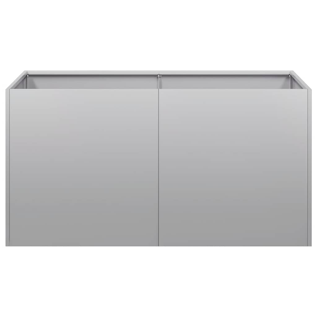 vidaXL Planter 80x40x40 cm Galvanised Steel