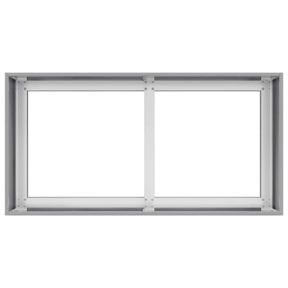 vidaXL Planter 80x40x40 cm Galvanised Steel