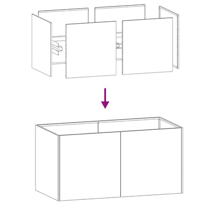 vidaXL Planter 80x40x40 cm Galvanised Steel