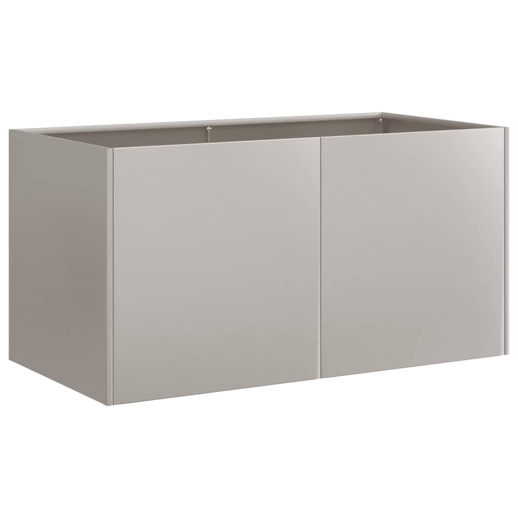 vidaXL Garden Planter Rusty 80 x 40 x 40 cm