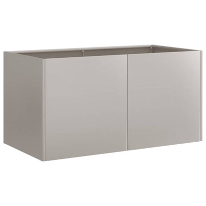 vidaXL Garden Planter Rusty 80 x 40 x 40 cm