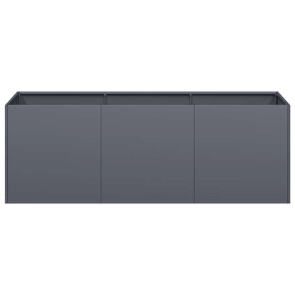 vidaXL Planter Anthracite 120x40x40 cm Cold-rolled Steel