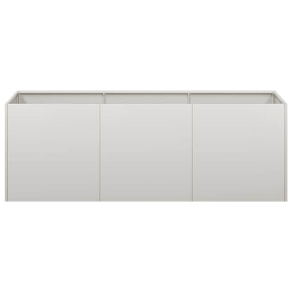 vidaXL Planter 120x40x40 cm Stainless Steel