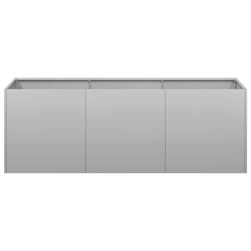 vidaXL Planter 120x40x40 cm Galvanised Steel
