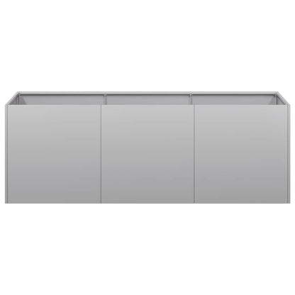 vidaXL Planter 120x40x40 cm Galvanised Steel