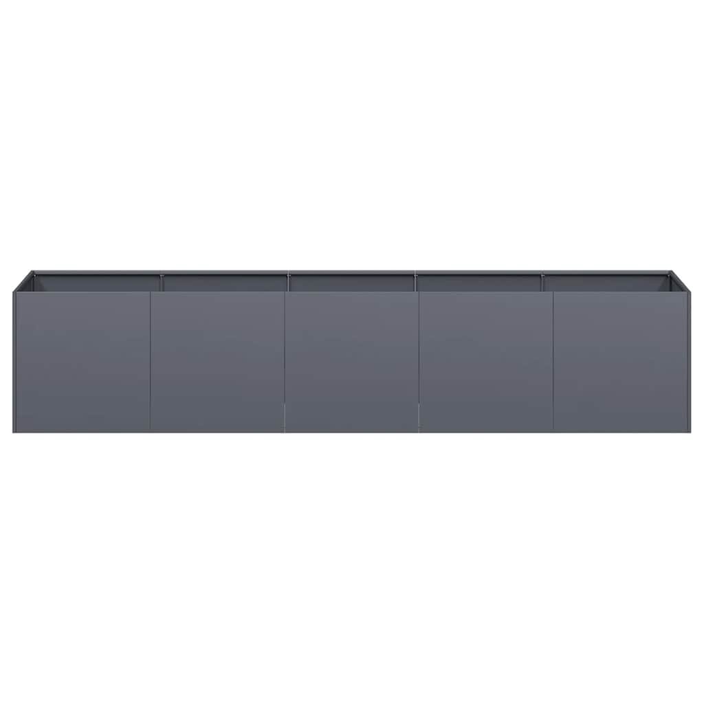vidaXL Planter Anthracite 200x40x40 cm Cold-rolled Steel