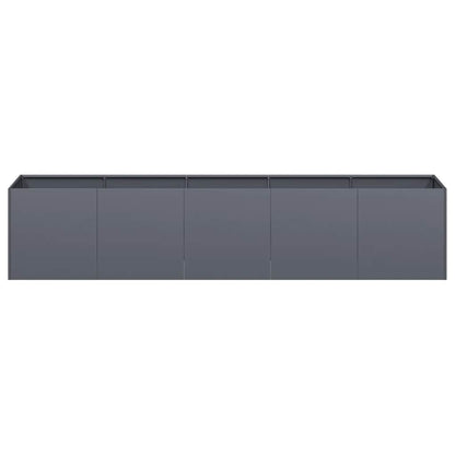 vidaXL Planter Anthracite 200x40x40 cm Cold-rolled Steel