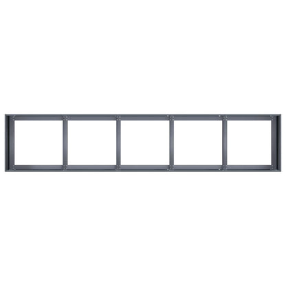 vidaXL Planter Anthracite 200x40x40 cm Cold-rolled Steel