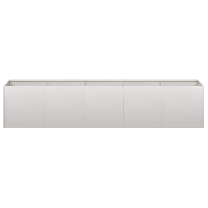 vidaXL Planter 200x40x40 cm Stainless Steel