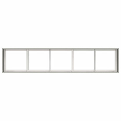 vidaXL Planter 200x40x40 cm Stainless Steel
