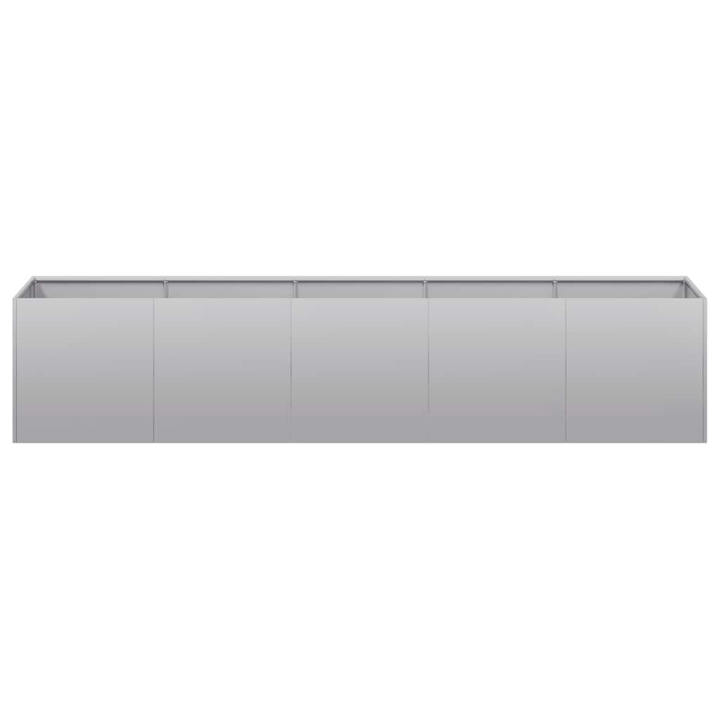 vidaXL Planter 200x40x40 cm Galvanised Steel
