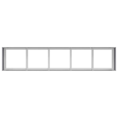 vidaXL Planter 200x40x40 cm Galvanised Steel