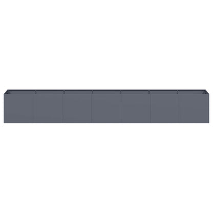 vidaXL Planter Anthracite 280x40x40 cm Cold-rolled Steel