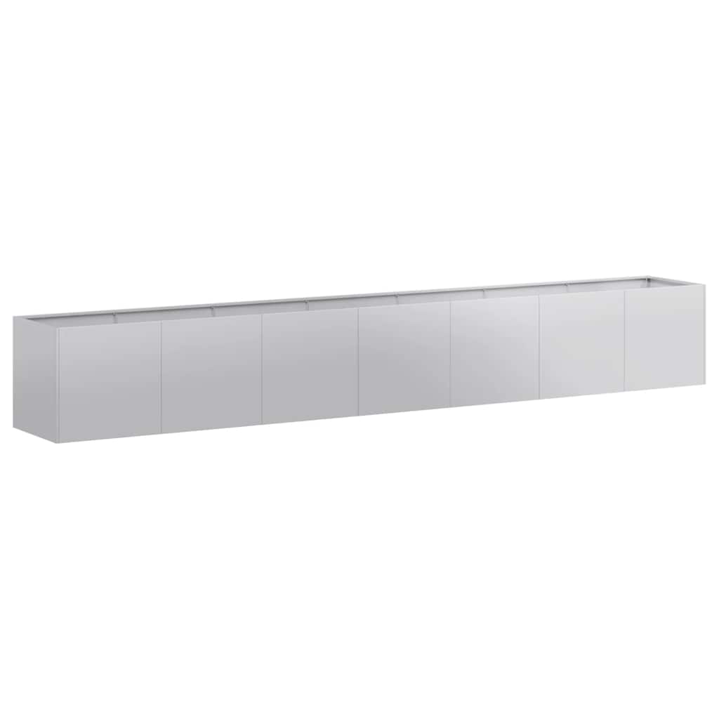vidaXL Planter 280x40x40 cm Galvanised Steel