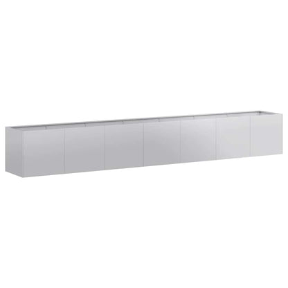 vidaXL Planter 280x40x40 cm Galvanised Steel
