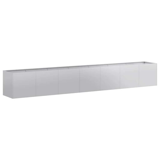 vidaXL Planter 280x40x40 cm Galvanised Steel