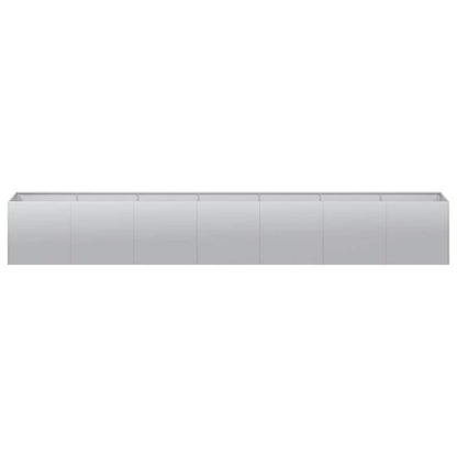 vidaXL Planter 280x40x40 cm Galvanised Steel