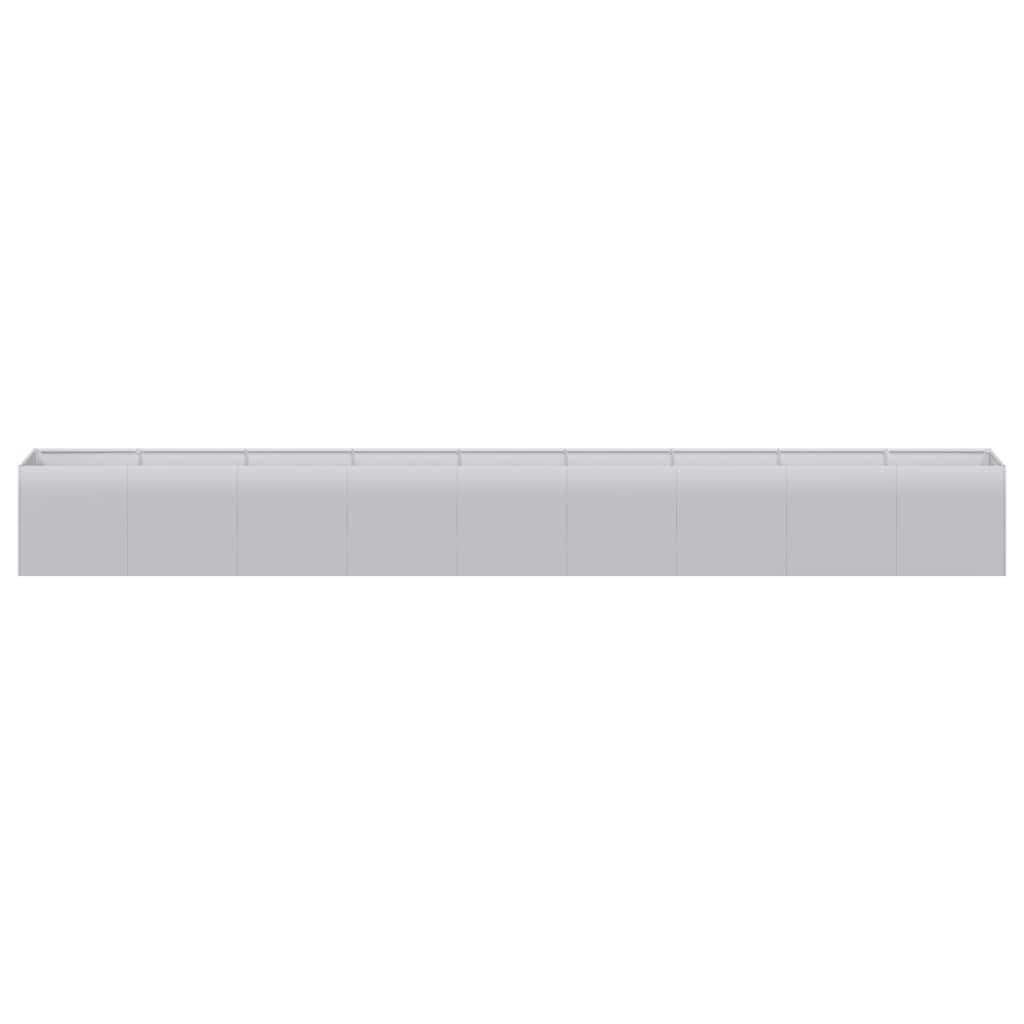 vidaXL Planter 360x40x40 cm Galvanised Steel
