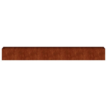vidaXL Planter Rusty 360x40x40 cm Weathering Steel