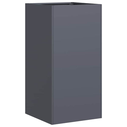 vidaXL Planter Anthracite 40x40x80 cm Cold-rolled Steel