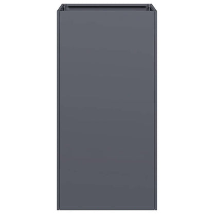 vidaXL Planter Anthracite 40x40x80 cm Cold-rolled Steel