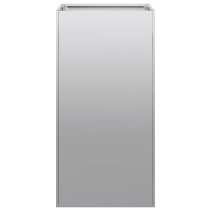 vidaXL Planter 40x40x80 cm Galvanised Steel
