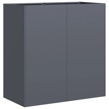 vidaXL Planter Anthracite 80x40x80 cm Cold-rolled Steel