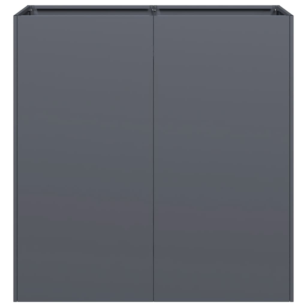 vidaXL Planter Anthracite 80x40x80 cm Cold-rolled Steel