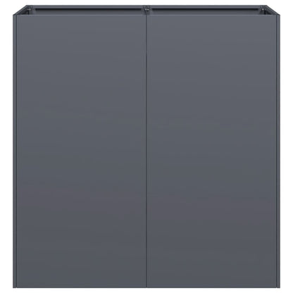 vidaXL Planter Anthracite 80x40x80 cm Cold-rolled Steel