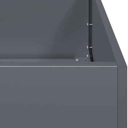 vidaXL Planter Anthracite 80x40x80 cm Cold-rolled Steel