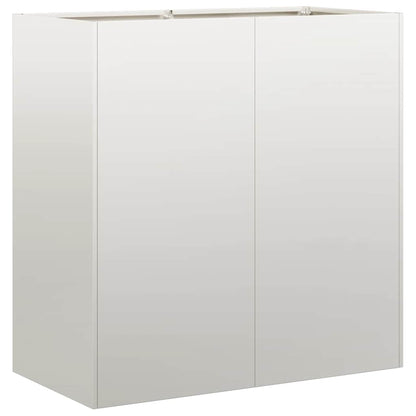 vidaXL Planter 80x40x80 cm Stainless Steel