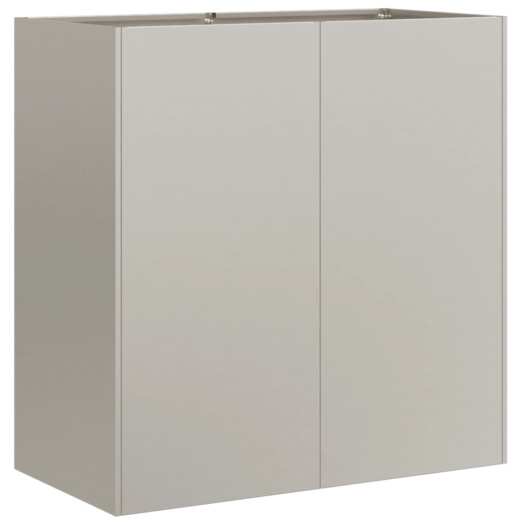 vidaXL Garden Planter Rusty 80 x 40 x 80 cm