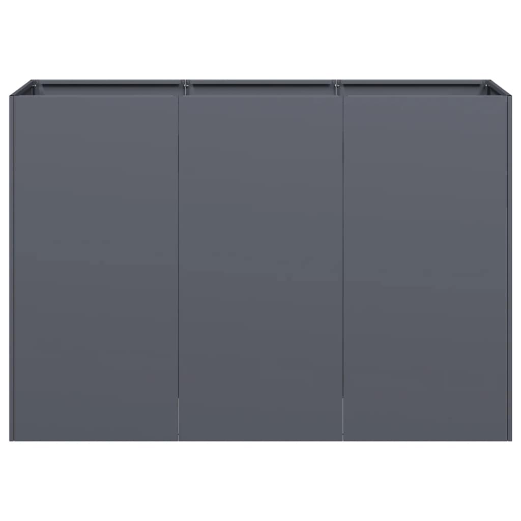 vidaXL Planter Anthracite 120x40x80 cm Cold-rolled Steel